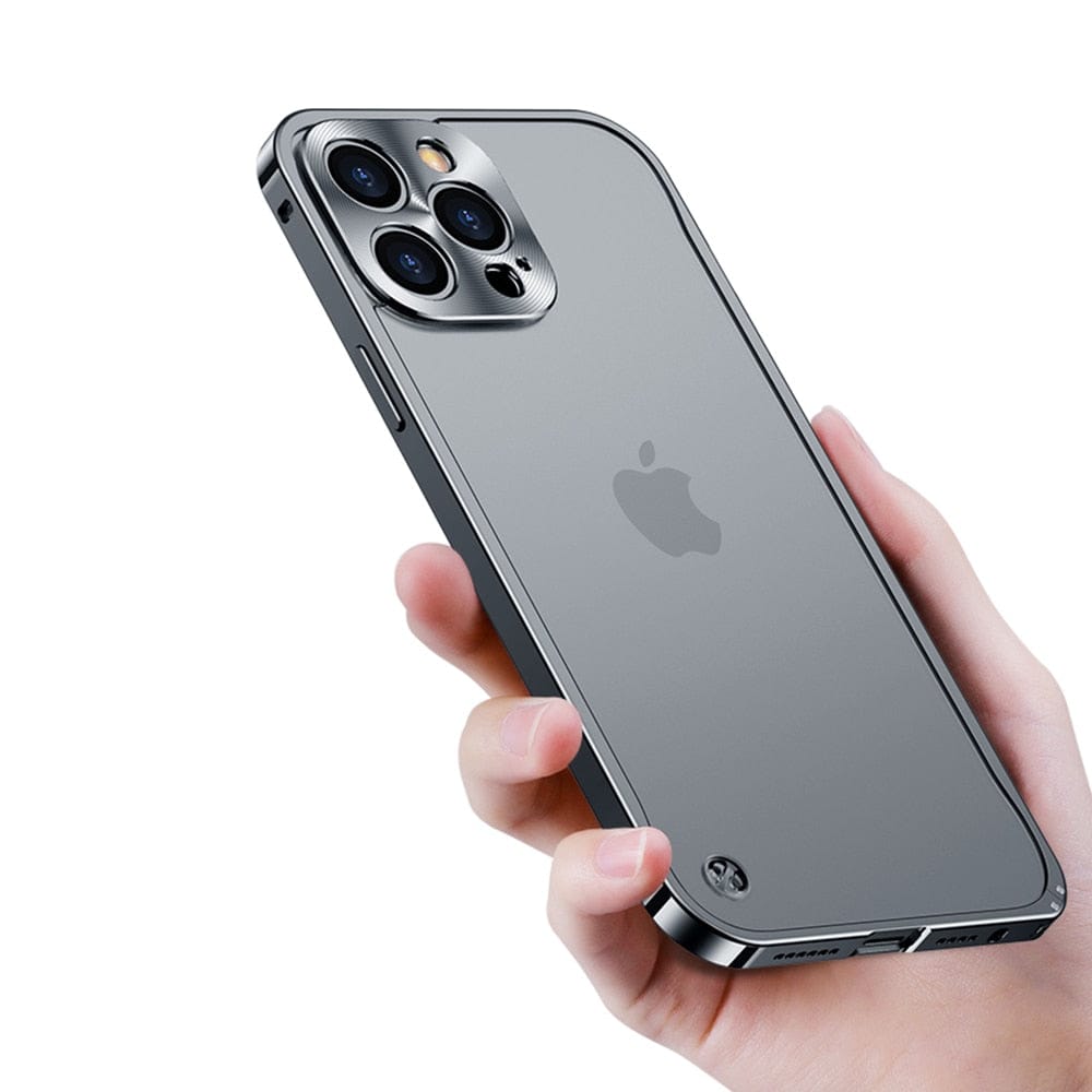 Aluminium bumperhoesje met camerabescherming voor iPhone