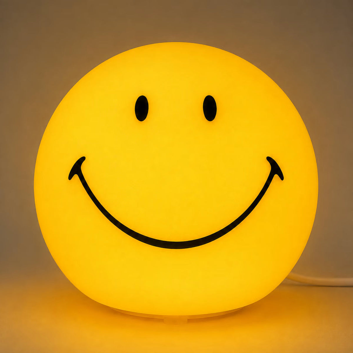 Ronde Nachtlamp met Zachte Led‑Gloed en Flexibele Kunststofvorm