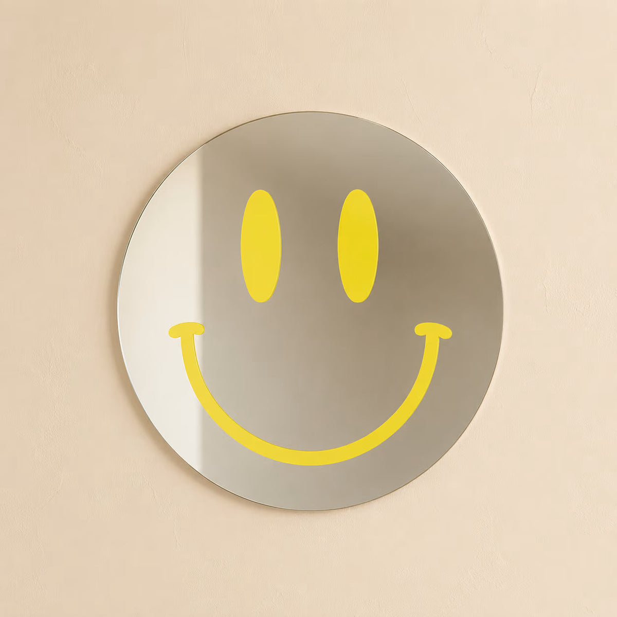 Ronde Acryl Spiegel met Decoratieve Grafische Print voor Wandgebruik