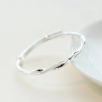 Vrouwen Zilver Armband Met Fijn Gevlochten Tijdloos Ontwerp