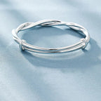 Vrouwen Zilver Armband Met Fijn Gevlochten Tijdloos Ontwerp
