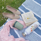 Gebreide Ballerina's voor Dames met Flexibele Zool voor Dagelijks Gebruik