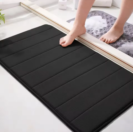 Traagschuim Badmat met Snelle Vochtopname en Antislip voor Badkamer