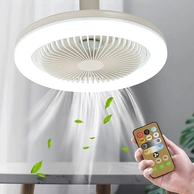 Stijlvolle Plafondventilator Schroeft in Elke Lampfitting