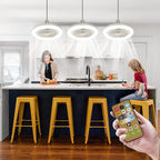 Stijlvolle Plafondventilator Schroeft in Elke Lampfitting