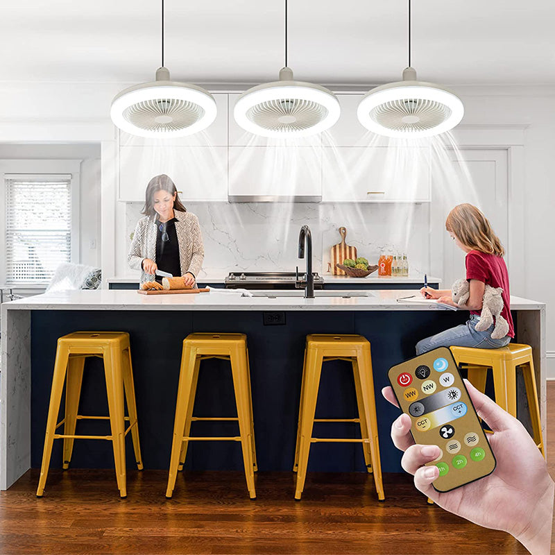 Stijlvolle Plafondventilator Schroeft in Elke Lampfitting