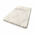 Zachte Microvezel Badmat met Geometrisch Patroon en Antislip Onderzijde