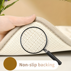 Zachte Microvezel Badmat met Geometrisch Patroon en Antislip Onderzijde
