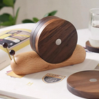 Scandinavische Walnoot Onderzetters Met Tijdloos Design Voor Stijlvolle Tafelbescherming