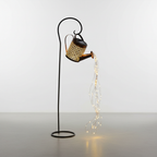 Solar Lantaarn Met Waterval Lichtstrook En Automatische Schemerfunctie