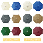 Vervangingshoes voor Parasol met Waterafstotende Polyester en Ventilatieopening