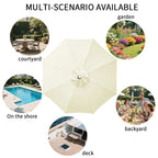 Vervangingshoes voor Parasol met Waterafstotende Polyester en Ventilatieopening