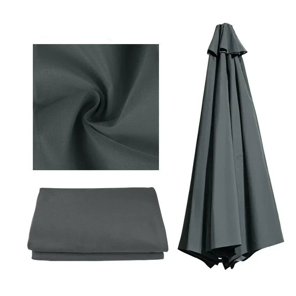 Vervangend Parasoldoek met Ventilatieopening voor Tuinparasol en Balkon