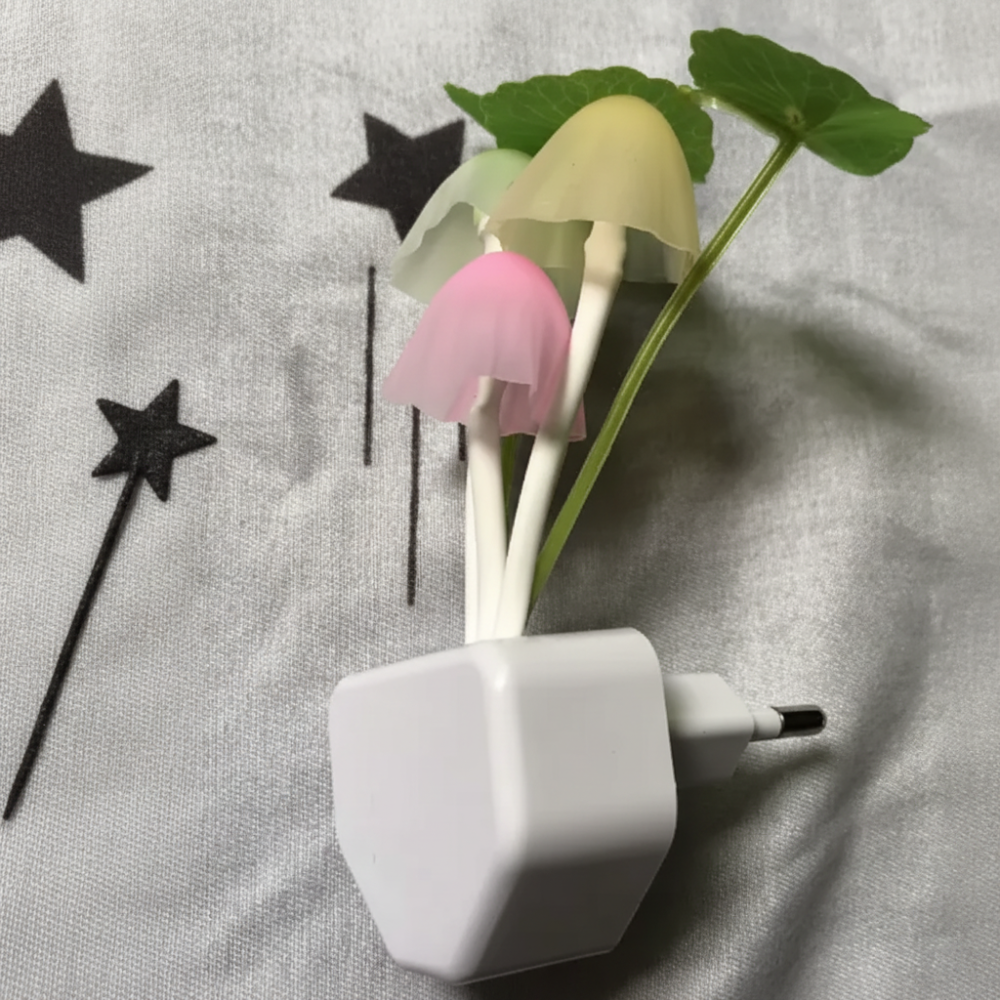 Paddestoel Nachtlampje met Sensor en Energiezuinig Ontwerp