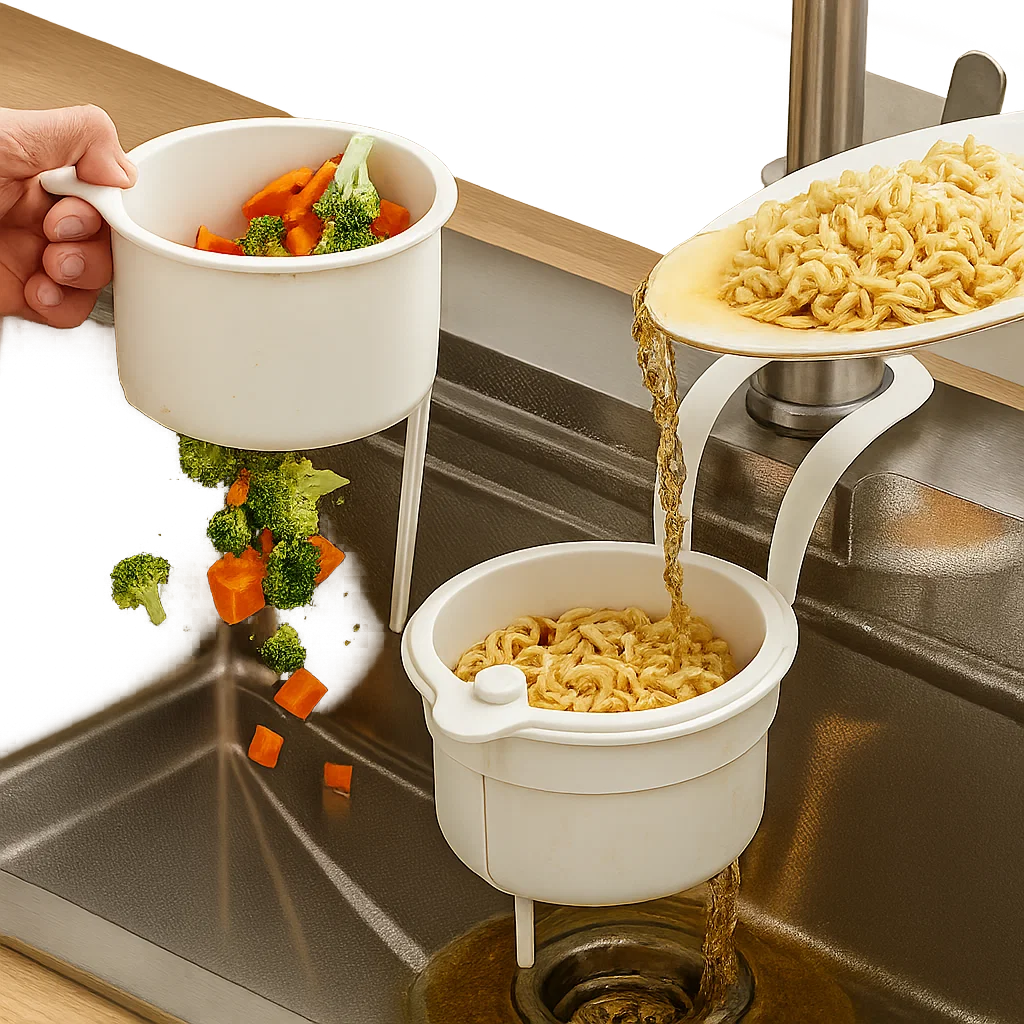 Spoelbak Afvoerorganiser met Snelle Waterafvoer voor een Hygiënische Keuken