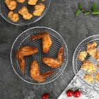 Airfryer‑Manden met Stapelbaar Ontwerp en Gescheiden Bereiding