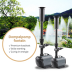 Fonteinpomp met Verstelbare Waterstroom en Weerbestendige Constructie