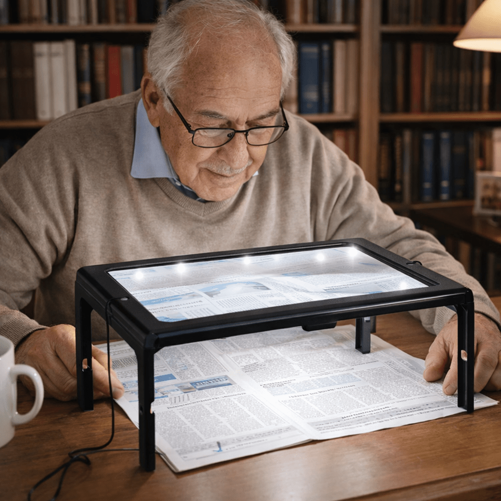 Opvouwbare Leesloep met Verlichting