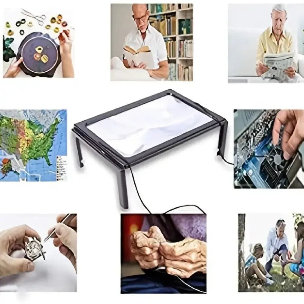 Opvouwbare Leesloep met Verlichting