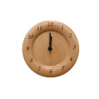 Houten Wekker met Stil Quartz‑Uurwerk voor Rustige Slaapruimtes