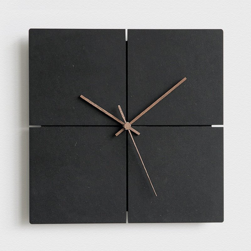 Geruisloze Wandklok Met Minimalistisch Design Voor Moderne Interieurs