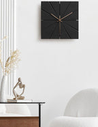 Geruisloze Wandklok Met Minimalistisch Design Voor Moderne Interieurs