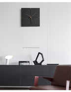 Geruisloze Wandklok Met Minimalistisch Design Voor Moderne Interieurs