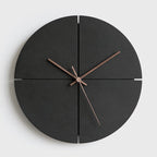 Geruisloze Wandklok Met Minimalistisch Design Voor Moderne Interieurs