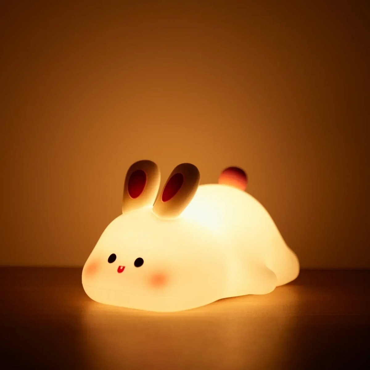 Kinder Nachtlamp van BPA‑vrij Silikon met Warm Licht en Automatische Uitschakeling
