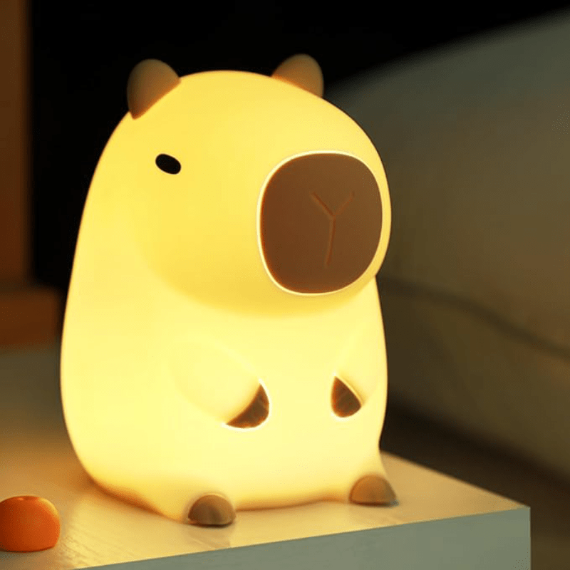 Kinder Nachtlamp van BPA‑vrij Silikon met Warm Licht en Automatische Uitschakeling