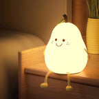 Kinder Nachtlamp van BPA‑vrij Silikon met Warm Licht en Automatische Uitschakeling