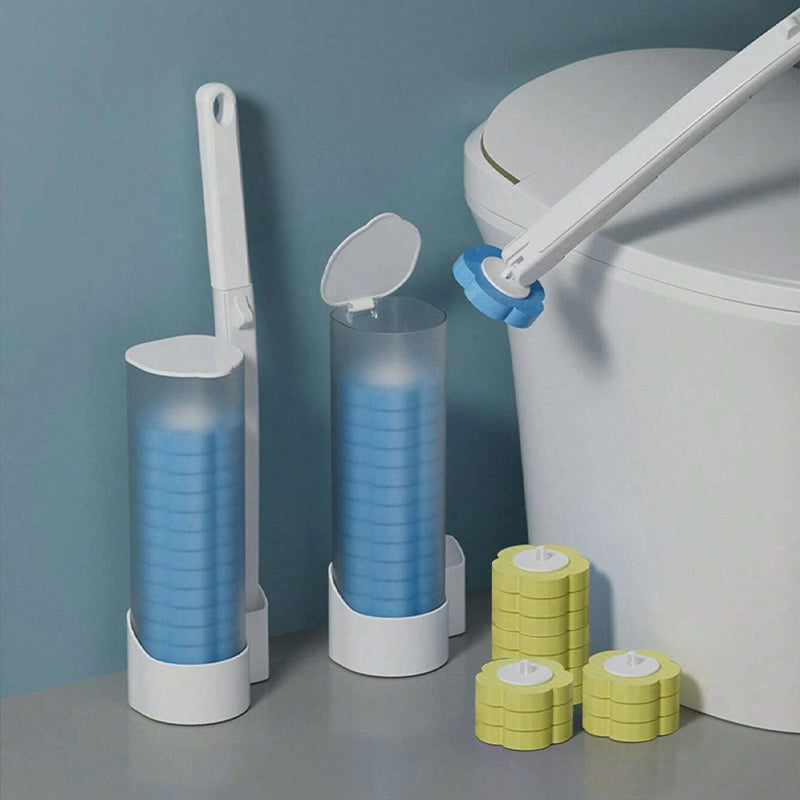 Wegwerp Toiletreinigingsset Met Kliksysteem En Hygiënische Sponskoppen