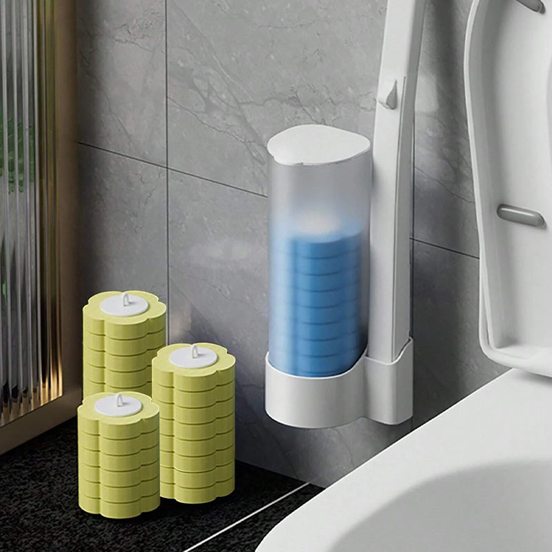 Wegwerp Toiletreinigingsset Met Kliksysteem En Hygiënische Sponskoppen