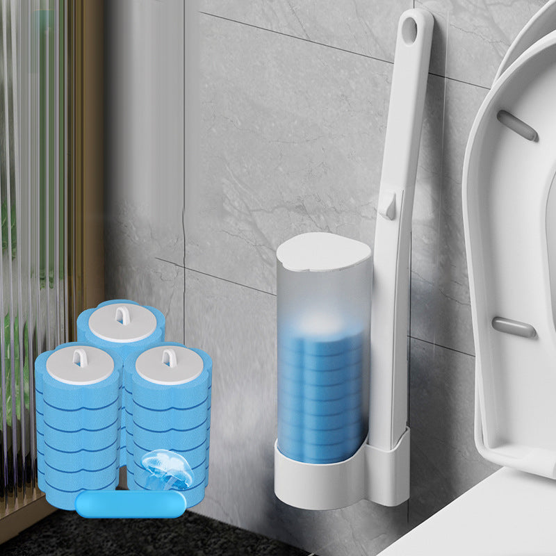 Wegwerp Toiletreinigingsset Met Kliksysteem En Hygiënische Sponskoppen