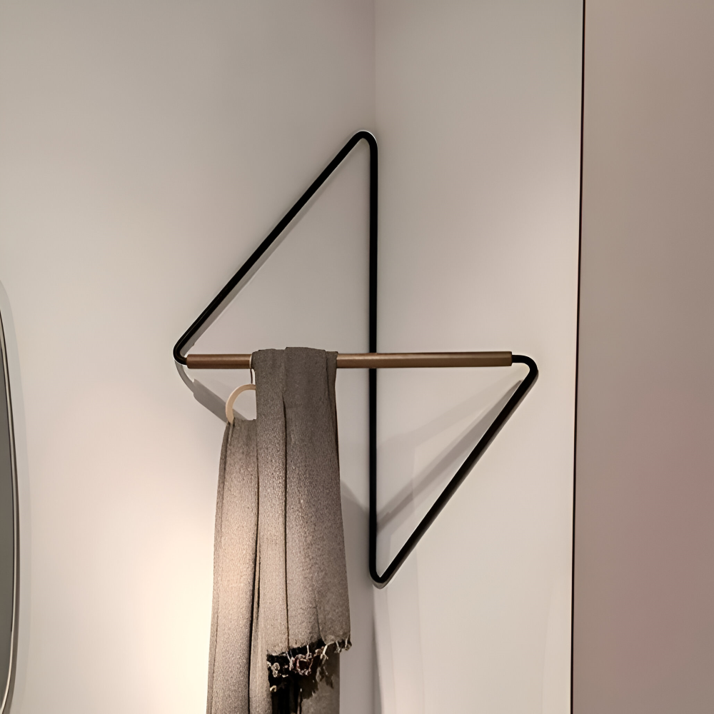 Staande Kapstok Met Geometrisch Design Voor Jassen, Handdoeken En Accessoires