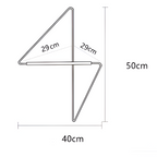 Staande Kapstok Met Geometrisch Design Voor Jassen, Handdoeken En Accessoires