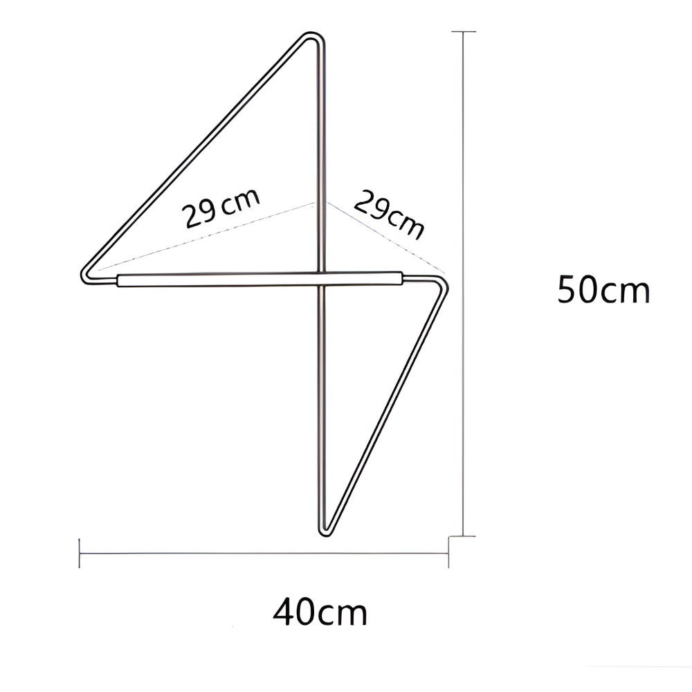 Staande Kapstok Met Geometrisch Design Voor Jassen, Handdoeken En Accessoires