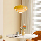 Drielaagse Design Hanglamp Met Schijfvorm Voor Moderne Interieurs
