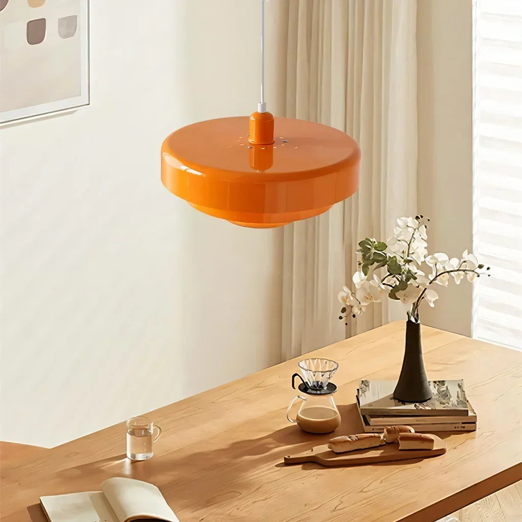 Drielaagse Design Hanglamp Met Schijfvorm Voor Moderne Interieurs