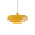 Drielaagse Design Hanglamp Met Schijfvorm Voor Moderne Interieurs