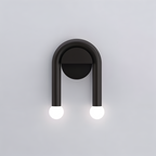 Moderne U-vormige Wandlamp met Dubbele LED-Verlichting voor Binnen