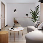 Moderne U-vormige Wandlamp met Dubbele LED-Verlichting voor Binnen