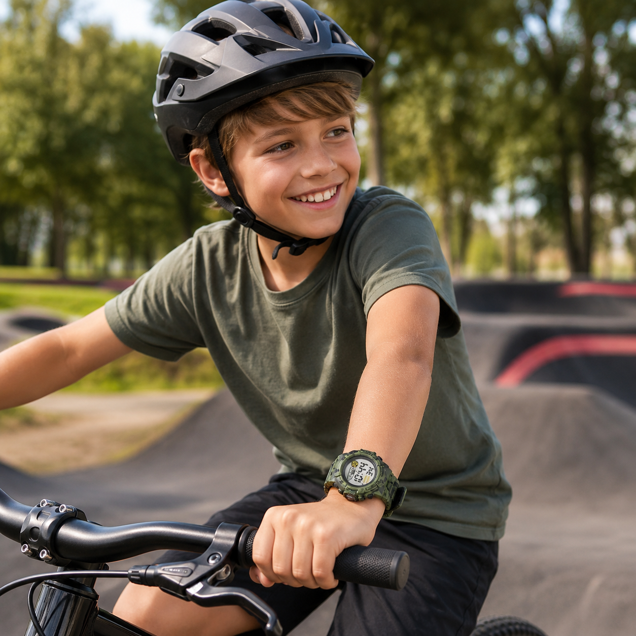 Digitaal Kinderhorloge met Waterbestendig Ontwerp en Stopwatch voor Dagelijks Gebruik