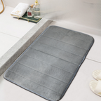 Zachte absorberende badmat met antisliprug en sneldrogend ontwerp
