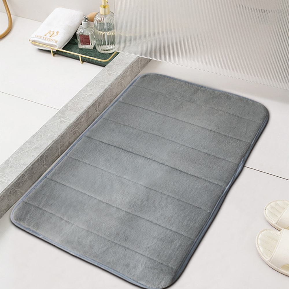 Zachte absorberende badmat met antisliprug en sneldrogend ontwerp