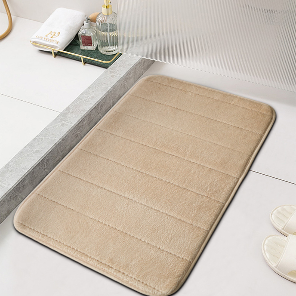 Zachte absorberende badmat met antisliprug en sneldrogend ontwerp