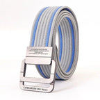 Unisex Canvas Riem met Dubbele Ring Gesp