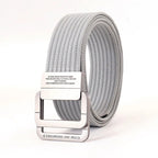 Unisex Canvas Riem met Dubbele Ring Gesp