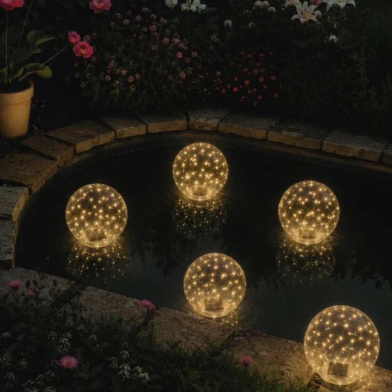 Drijvende Solar Buitenlamp met Warm Licht en Waterbestendig Ontwerp