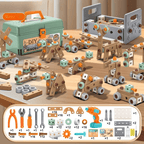 Educatief BuildMaster Gereedschapsset voor Kinderen met 100+ Onderdelen en Creatieve Bouwmogelijkheden